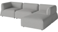 Sofa Arke garden sofa 3 moduły z pufem 270 x 180 cm – po prawej BOLIA różne warianty  