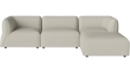 Sofa Arke garden sofa 3 moduły z pufem 270 x 180 cm – po prawej BOLIA różne warianty  