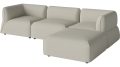 Sofa Arke garden sofa 3 moduły z pufem 270 x 180 cm – po prawej BOLIA różne warianty  