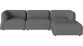 Sofa Arke garden sofa 3 moduły z pufem 270 x 180 cm – po prawej BOLIA różne warianty  