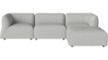 Sofa Arke garden sofa 3 moduły z pufem 270 x 180 cm – po prawej BOLIA różne warianty  