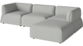 Sofa Arke garden sofa 3 moduły z pufem 270 x 180 cm – po prawej BOLIA różne warianty  