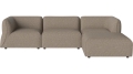 Sofa Arke garden sofa 3 moduły z pufem 270 x 180 cm – po prawej BOLIA różne warianty  