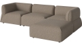 Sofa Arke garden sofa 3 moduły z pufem 270 x 180 cm – po prawej BOLIA różne warianty  