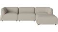 Sofa Arke garden sofa 3 moduły z pufem 270 x 180 cm – po prawej BOLIA różne warianty  