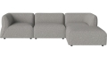Sofa Arke garden sofa 3 moduły z pufem 270 x 180 cm – po prawej BOLIA różne warianty  