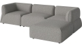 Sofa Arke garden sofa 3 moduły z pufem 270 x 180 cm – po prawej BOLIA różne warianty  