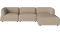 Sofa Arke garden sofa 3 moduły z pufem 270 x 180 cm – po prawej BOLIA różne warianty  
