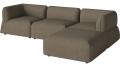 Sofa Arke garden sofa 3 moduły z pufem 270 x 180 cm – po prawej BOLIA różne warianty  