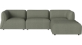 Sofa Arke garden sofa 3 moduły z pufem 270 x 180 cm – po prawej BOLIA różne warianty  