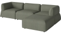 Sofa Arke garden sofa 3 moduły z pufem 270 x 180 cm – po prawej BOLIA różne warianty  