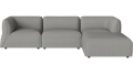 Sofa Arke garden sofa 3 moduły z pufem 270 x 180 cm – po prawej BOLIA różne warianty  