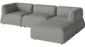 Sofa Arke garden sofa 3 moduły z pufem 270 x 180 cm – po prawej BOLIA różne warianty  