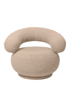 Fotel Orbo Natural Bouclé Ferm Living