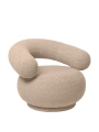 Fotel Orbo Natural Bouclé Ferm Living