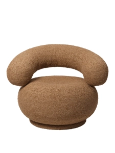 Fotel Orbo Tan Bouclé Ferm Living 