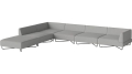 Sofa ogrodowa Orlando O2, 6 modułów z otwartym końcem - lewa BOLIA  różne warianty