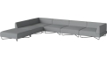 Sofa ogrodowa Orlando O2, 6 modułów z otwartym końcem - lewa BOLIA  różne warianty