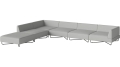 Sofa ogrodowa Orlando O2, 6 modułów z otwartym końcem - lewa BOLIA  różne warianty