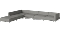 Sofa ogrodowa Orlando O2, 6 modułów z otwartym końcem - lewa BOLIA  różne warianty
