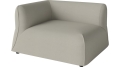 Moduł narożny sofy ogrodowej Arke 115 x 95 cm – po lewej BOLIA różne warianty