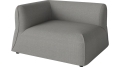 Moduł narożny sofy ogrodowej Arke 115 x 95 cm – po lewej BOLIA różne warianty