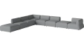 Arke garden sofa 8 modułów z otwartym końcem 450 x 360 cm – lewa BOLIA różne warianty  