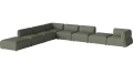Arke garden sofa 8 modułów z otwartym końcem 450 x 360 cm – lewa BOLIA różne warianty  