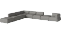 Arke garden sofa 8 modułów z otwartym końcem 450 x 360 cm – lewa BOLIA różne warianty  