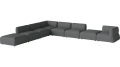Arke garden sofa 8 modułów z otwartym końcem 450 x 360 cm – lewa BOLIA różne warianty 