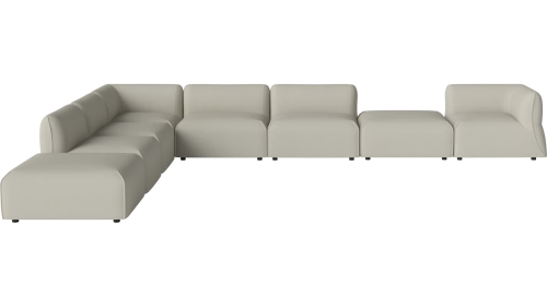 Arke garden sofa 8 modułów z otwartym końcem 450 x 360 cm – lewa BOLIA różne warianty