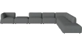 Arke garden sofa 8 modułów z otwartym końcem 450 x 360 cm – po prawej BOLIA różne warianty 