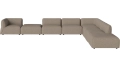 Arke garden sofa 8 modułów z otwartym końcem 450 x 360 cm – po prawej BOLIA różne warianty 