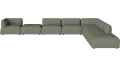 Arke garden sofa 8 modułów z otwartym końcem 450 x 360 cm – po prawej BOLIA różne warianty 
