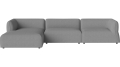 Arke garden sofa 3 moduły z szezlongiem 345 x 170 cm – lewa BOLIA różne warianty 