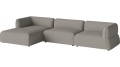Arke garden sofa 3 moduły z szezlongiem 345 x 170 cm – lewa BOLIA różne warianty 