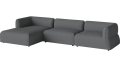 Arke garden sofa 3 moduły z szezlongiem 345 x 170 cm – lewa BOLIA różne warianty 