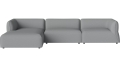 Arke garden sofa 3 moduły z szezlongiem 345 x 170 cm – lewa BOLIA różne warianty 