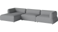 Arke garden sofa 3 moduły z szezlongiem 345 x 170 cm – lewa BOLIA różne warianty 