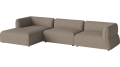 Arke garden sofa 3 moduły z szezlongiem 345 x 170 cm – lewa BOLIA różne warianty 