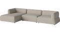 Arke garden sofa 3 moduły z szezlongiem 345 x 170 cm – lewa BOLIA różne warianty 