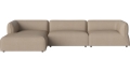 Arke garden sofa 3 moduły z szezlongiem 345 x 170 cm – lewa BOLIA różne warianty 