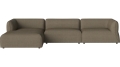Arke garden sofa 3 moduły z szezlongiem 345 x 170 cm – lewa BOLIA różne warianty 