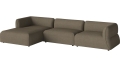 Arke garden sofa 3 moduły z szezlongiem 345 x 170 cm – lewa BOLIA różne warianty 