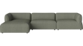 Arke garden sofa 3 moduły z szezlongiem 345 x 170 cm – lewa BOLIA różne warianty 