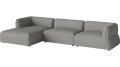 Arke garden sofa 3 moduły z szezlongiem 345 x 170 cm – lewa BOLIA różne warianty 