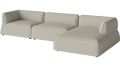 Arke garden sofa 3 moduły z szezlongiem 345 x 170 cm – po prawej BOLIA różne warianty 