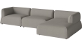 Arke garden sofa 3 moduły z szezlongiem 345 x 170 cm – po prawej BOLIA różne warianty 