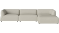 Arke garden sofa 3 moduły z szezlongiem 345 x 170 cm – po prawej BOLIA różne warianty 