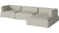 Arke garden sofa 3 moduły z szezlongiem 345 x 170 cm – po prawej BOLIA różne warianty 